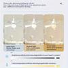 1PC LED Ceiling Fan Lamp with Remote Dimming Is Suitable for Living Room and Study Home 85-265v.