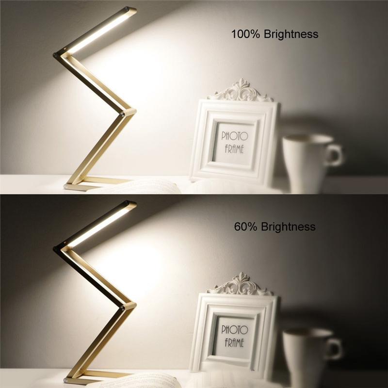 Aluminium Folding Desk Lamp High Quality Desk Light No Blue-Ray Eye Protection Led USB Charging Reading Light Small Table Lamp