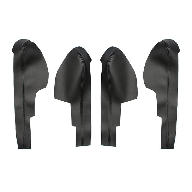 Für Honda City 2008 2009 2010 2011 2012 2013 2014 4 Stück Mikrofaserleder Auto Innenraum Tür Armlehnenverkleidung Schutzleiste