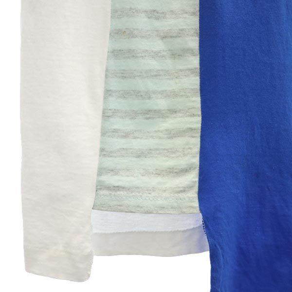 RESCARP 23ss Remake Short sleeve T-shirt Yellow x Green x White Men's Used