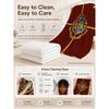 Hogwarts School Crest Flannel Blanket Comfortable Skinfriendly Fleece Blanket For Office Sofa Home Party Decor Memorial Gift