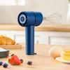 Electric Egg Beater Handheld Mixer USB-C Charging Cordless Whisk with Detachable Beaters 3 Speeds Modes Kitchen Tool for Baking Cooking