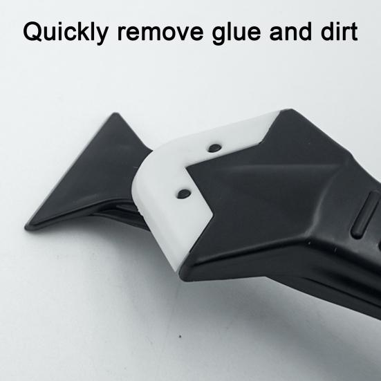 6Pcs/Set Silicone Caulking Tools 3-in-1 Glass Glue Remover Knife Angle Scraper Replaceable Sealant Scraper Seam Repair Silicone Tool