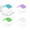 Anti-Spill Hamster Sand Bath Transparent Golden Bear Bathroom Hamster Toilet  Pet Habitat