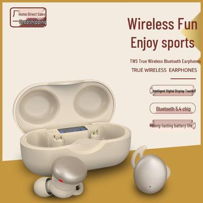 True Wireless Bluetooth In-ear Waterproof Sports Earbuds with Long Battery Life