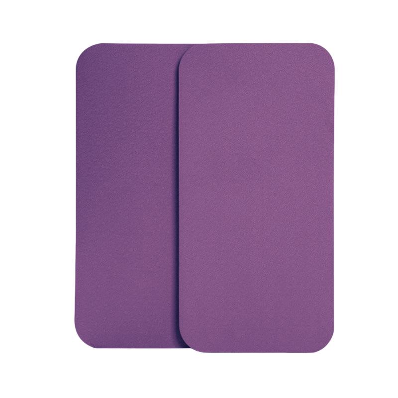 

2 шт. Товсті подушечки для колін для йоги з нековзною текстурою, TPE подушечка, підтримка, захисна подушечка для ліктя, ноги, руки, вправи на баланс, фітнес сірий колір