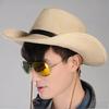 Cappelli da sole pieghevoli da uomo taglia xxxxl 62cm Casual da donna Cappello di paglia Panama da spiaggia Moda Cappellino Jazz Stile Messicano Cappello da cowboy Western