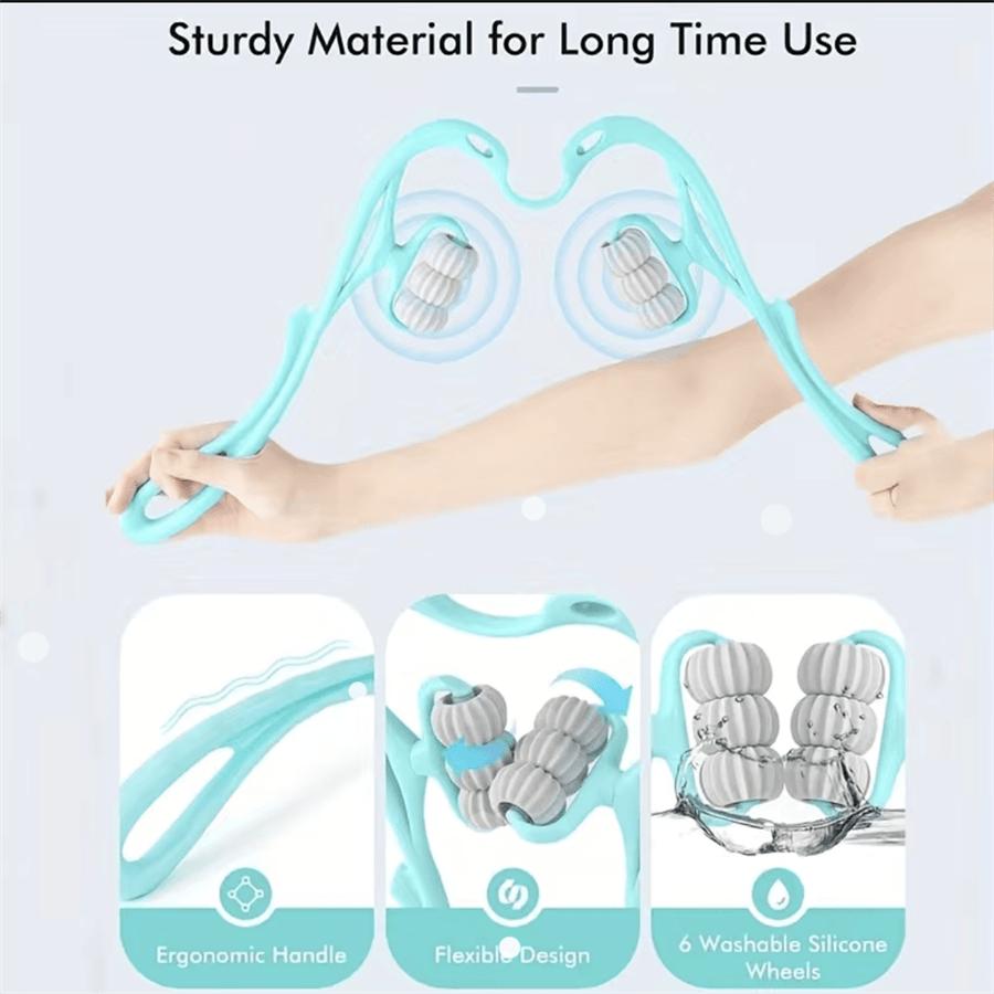 Portable And Easy To Use1pc Neck Massager, Neck Roller Suitable For Arm, Legs, Back, Neck And Shoulder Relaxer