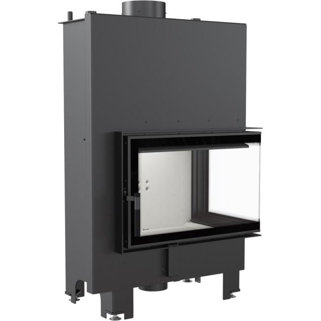 Water heating fireplace KRATKI MBM Right 12 kW Ø 180 self closing door