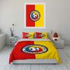 Romania Soccer Bedding Set Bedding Duvet Cover Set Duvet Cover Pillowcases  (1 * Duvet Cover 2 * Pillowcases, Without Duvet Insert)