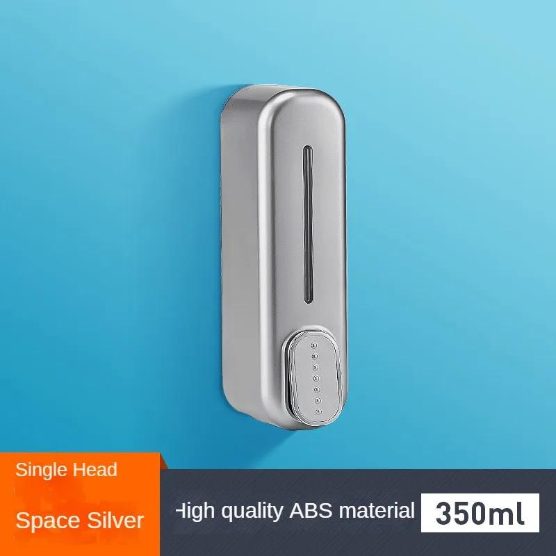 350ml Wall Mount Soap Dispenser Manual Shampoo Shower Gel Dispenser Lotion Container Liquid Hand Soap Dispenser for Bathroom
