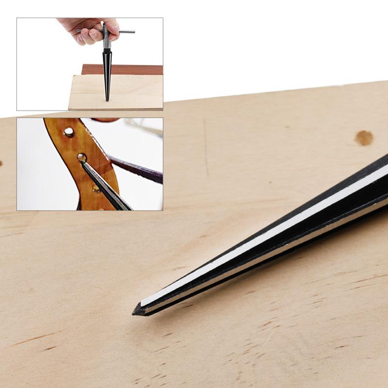 Taper Reamer 1/8-1/2 (3-13mm) Woodworking Wood Chamfering Device Open and Expand 5-16mm Hexagonal Shank