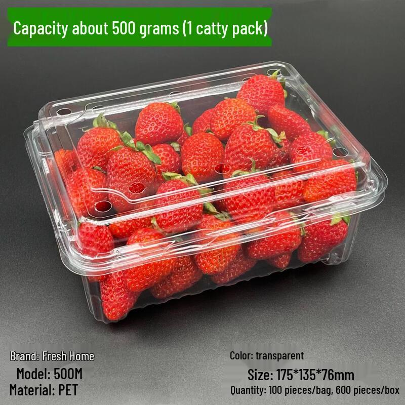 Chixing Disposable Clear Plastic Fruit Packaging Container with Lid