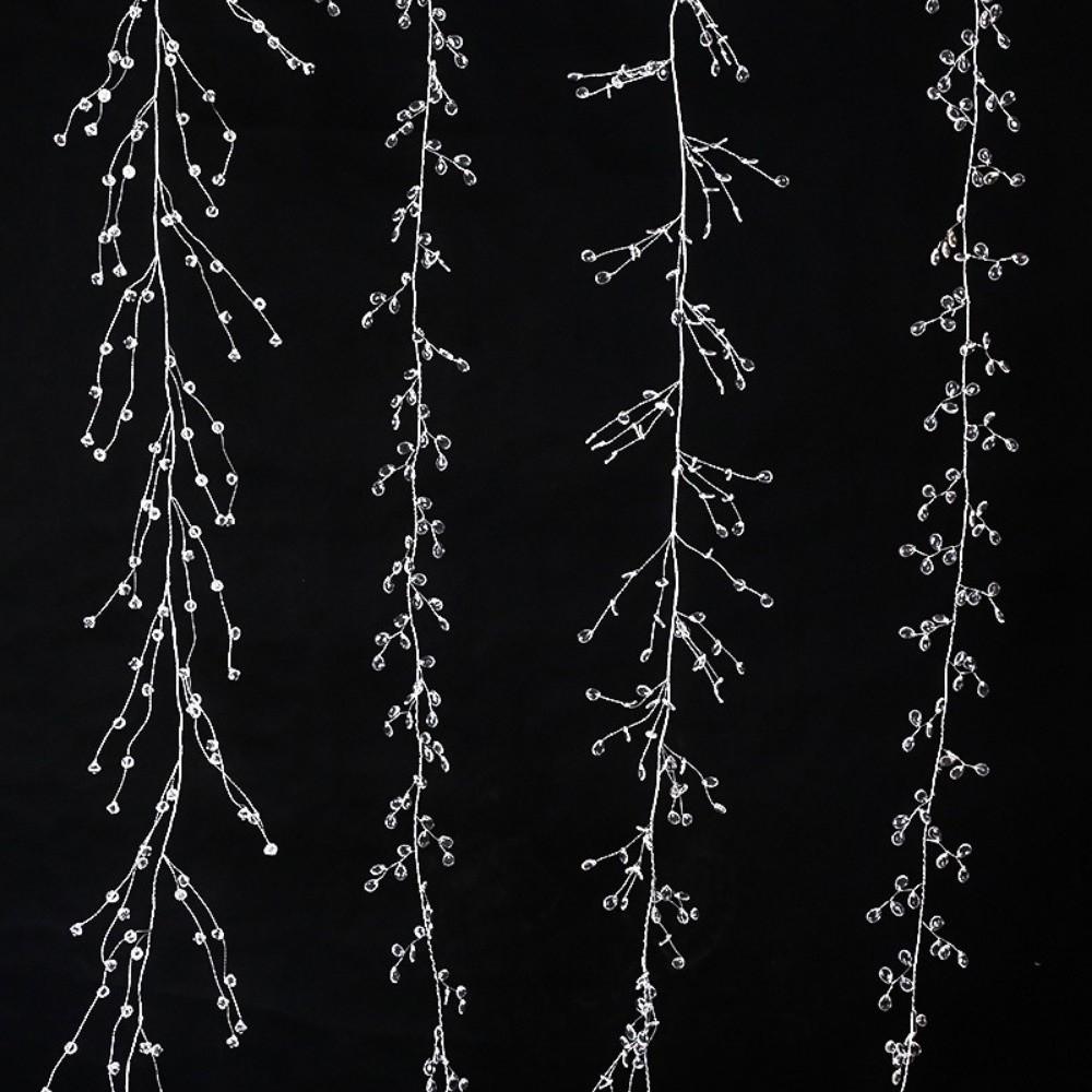 Transparent Crystal Beads Acrylic Diamond Beaded DIY Curtain Garland Stage Accessories