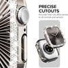 Cover For Apple Watch Case 42mm 46mm Series 10 Accessories Bling Diamond Rhinestone PC Bumper Protector Face iWatch Protective