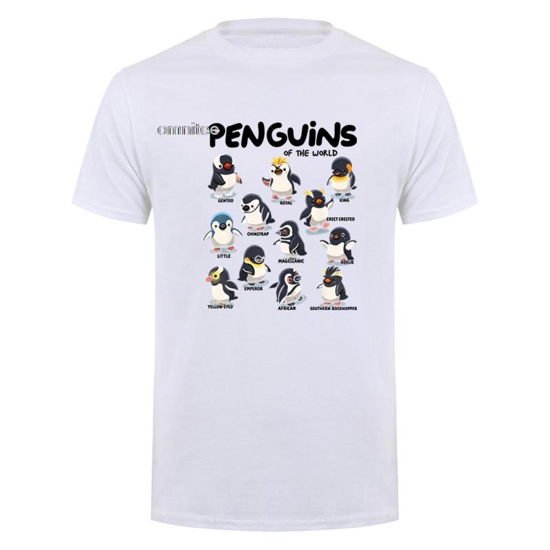Pinguin Pinguine Tiere der Welt Pinguin-Liebhaber T-Shirt Sommer Lustiges Unisex-T-Shirt Unisex-Kleidung HJ020