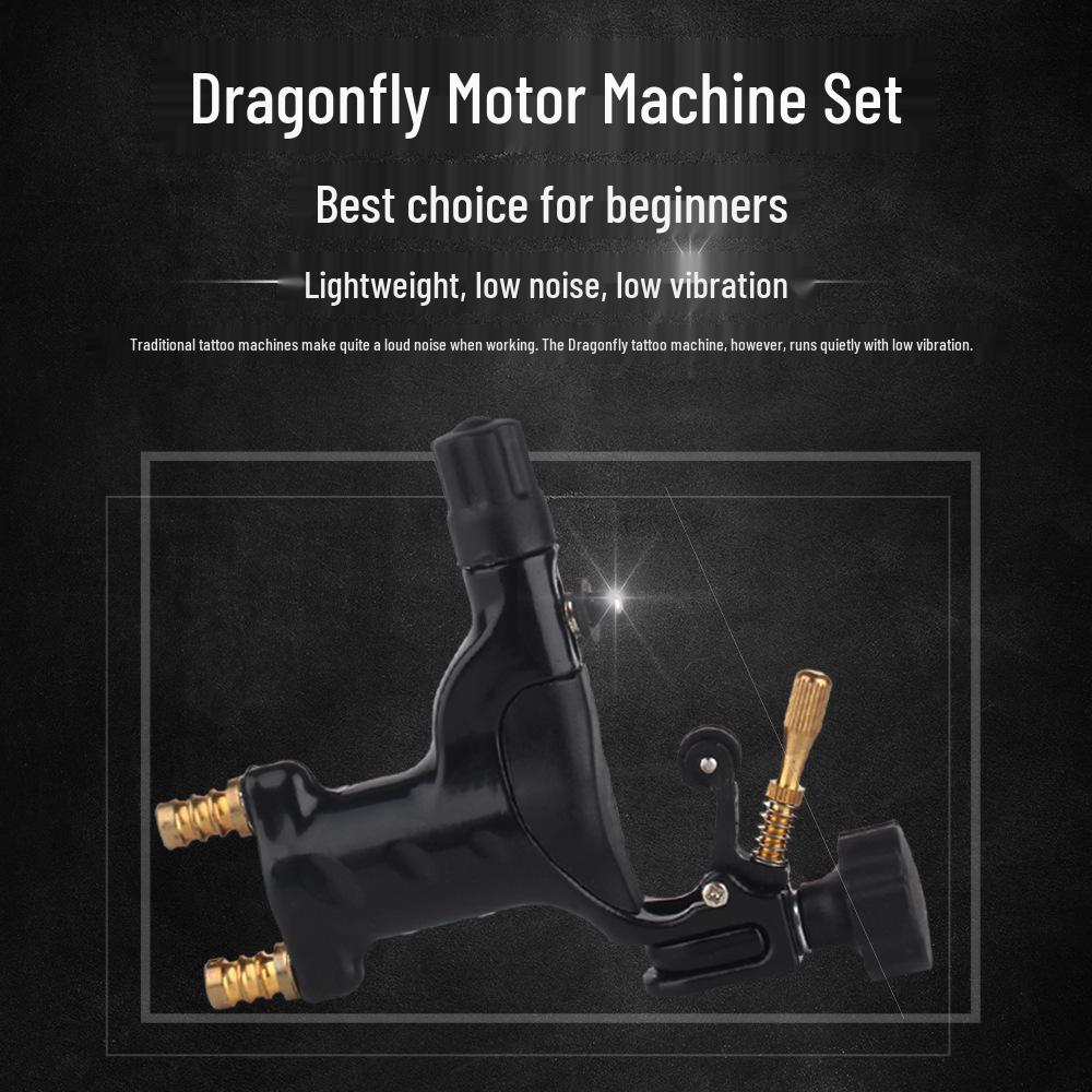 Mo Rui Dragonfly Professional Tattoo Machine Kit - Complete Tattoo Equipment Set