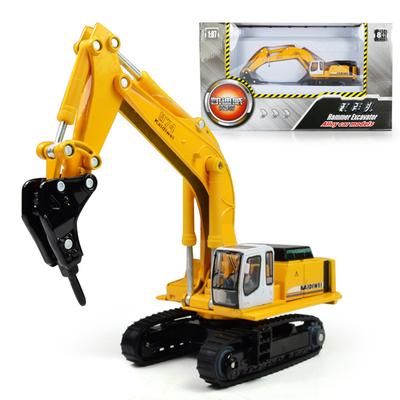 1/87 Scale Engineering Ekskavatora rotaļlieta Diecast Leoy Vehicle Model Celtniecības rotaļlieta