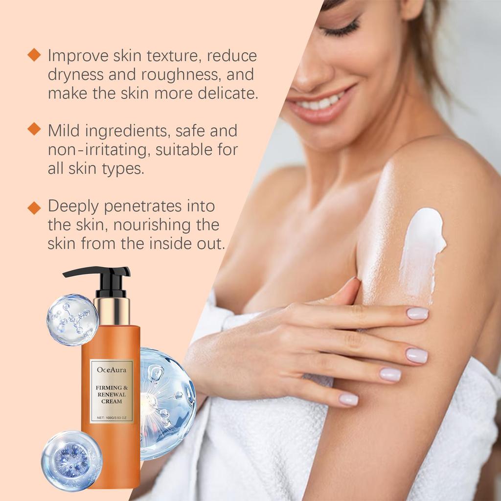 Firming Body Cream Hydrates and nourishes skin Brightens, elasticizes and refreshes Moisturizing Treatment Moisturizer