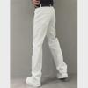Men's Summer Slim-Fit White Jeans - Casual Straight-Leg Trousers