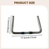 Adjustable Rack Clamp for Drum Stands, Cymbal Holders, Double L-, Holders; Zinc Alloy Design;