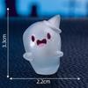 6PCS Halloween Decorations Glow In The Dark Statues Fairy Garden Accessories, Halloween Miniatures Resin Ornaments, Mini Glowing Resin Decor