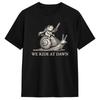 We Thrift At Dawn Vintage Funny Frog Thrifting Meme 100 Cotton T Shirt For Men's Summer  Vintage T Shirts O Neck Hippie Tee