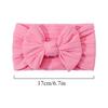 Solid Cable Bow Baby Headband for Child Nylon Layers Headwear Kids Elastic Turban Headwraps Newborn Boys Girls Hair Accessories
