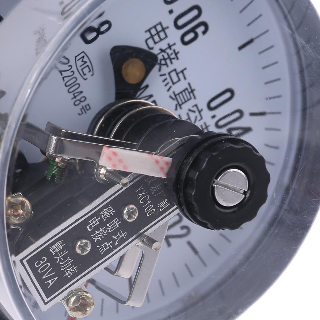 Professional 30VA Magnetic-assisted Electric Contact Pressure Gauge Control Water Pump Switch Vacuum 0-1.6mpa 40mpa