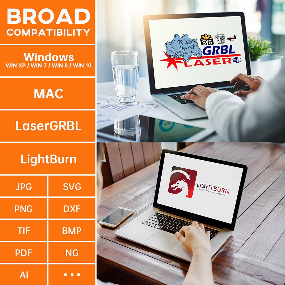 SCULPFUN S9 Pro 10W Dual Laser Engraver, 0.06mm High Precision, 15mm Wood 10mm Acrylic Cutting, 400*410mm (15.7*16.2 inch) - EU Plug