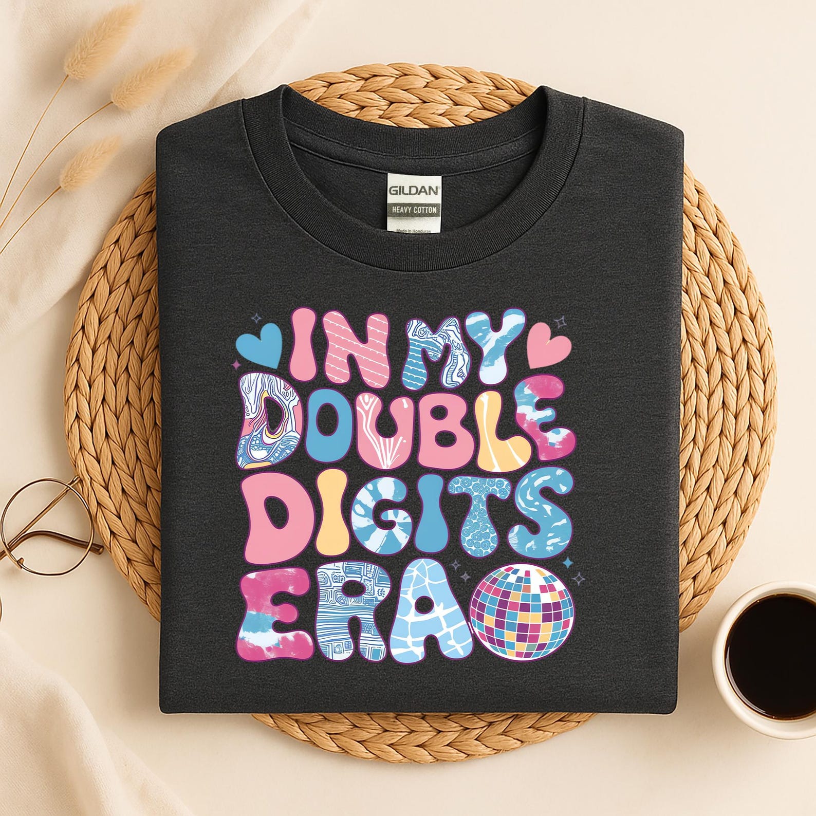 In My Double Digits Era Shirt, 10th Birthday Shirt, Personalized Birthday Gifts, Girls Birthday Party Tee, 10 Year Old Birthday Gift S