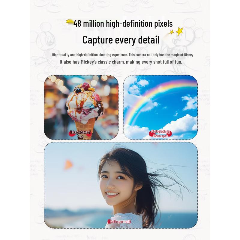 SONGDIAN DC405 Disney Mickey Kids HD Digital Camera (CN version)