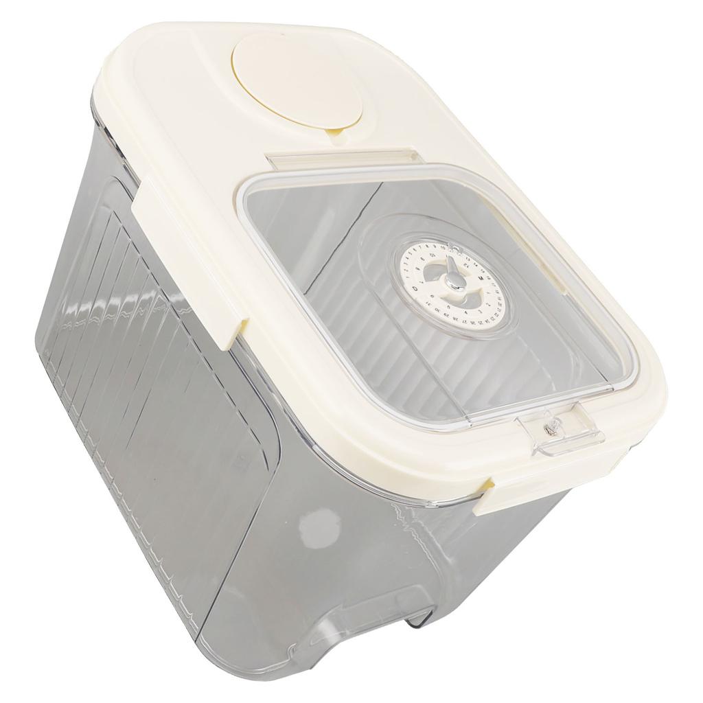 Rice Container Kitchen Dry Food Rice Storage Box Multipurpose Airtight Rice Bucket with Cup for Cereal Flour