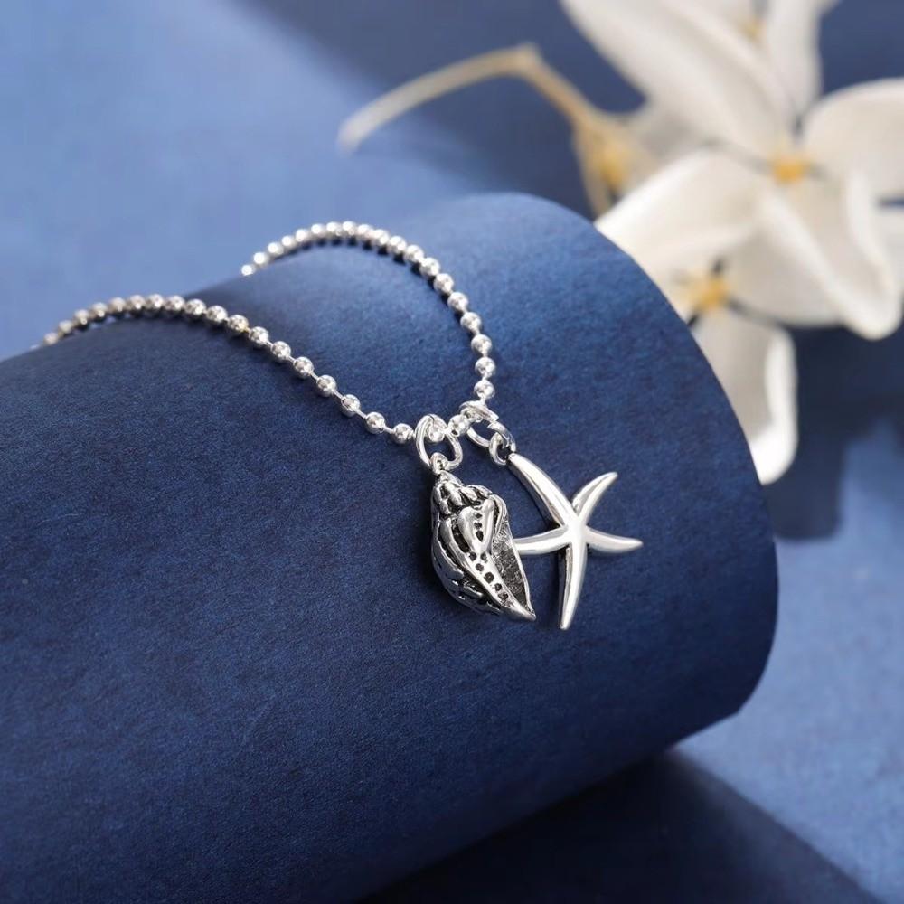 Fresh Conch Clavicle Chain Beaded Women's Jewelry Luxury Starfish Necklace Women