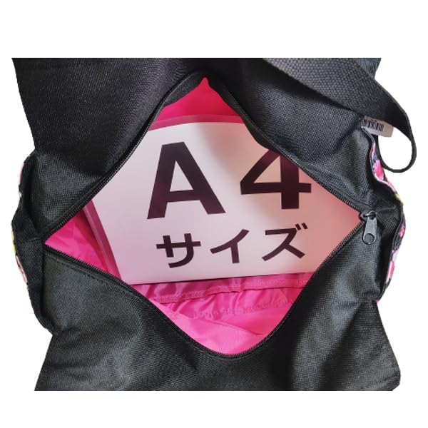 Sanrio SANRIO Tote Bag Balloon Bag Hello Kitty Kuromi My Melody Pompompurin Mermaid Japanese Pattern Kitty x Sakura [RINRE] Women's (Hello Butterfly)