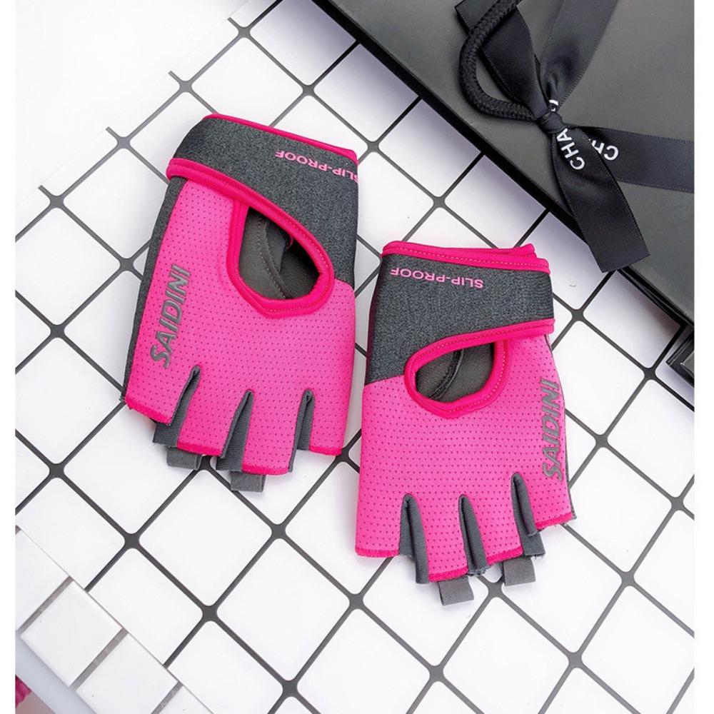 Non-slip half-finger breathable wear-resistant equipment dumbbell training sports gloves