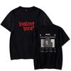 T-shirt Merch Violent Vira Notre-Dame des Douleurs Tour Hauts Unisexe Tee Tee d'Extérieur Mode y2k Hauts