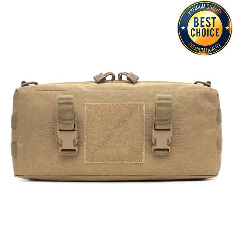 Tactical Pouch Molle EDC Nylon Waterproof Hunting Bag Sports Fishing Waist Pack Travel Camping Hunting Cross-body Shoulder Bag