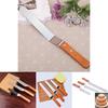 Professional Stainless Steel Wooden Handle Cake Decorating Spatula Set 4-inch 5-inch 10-inch