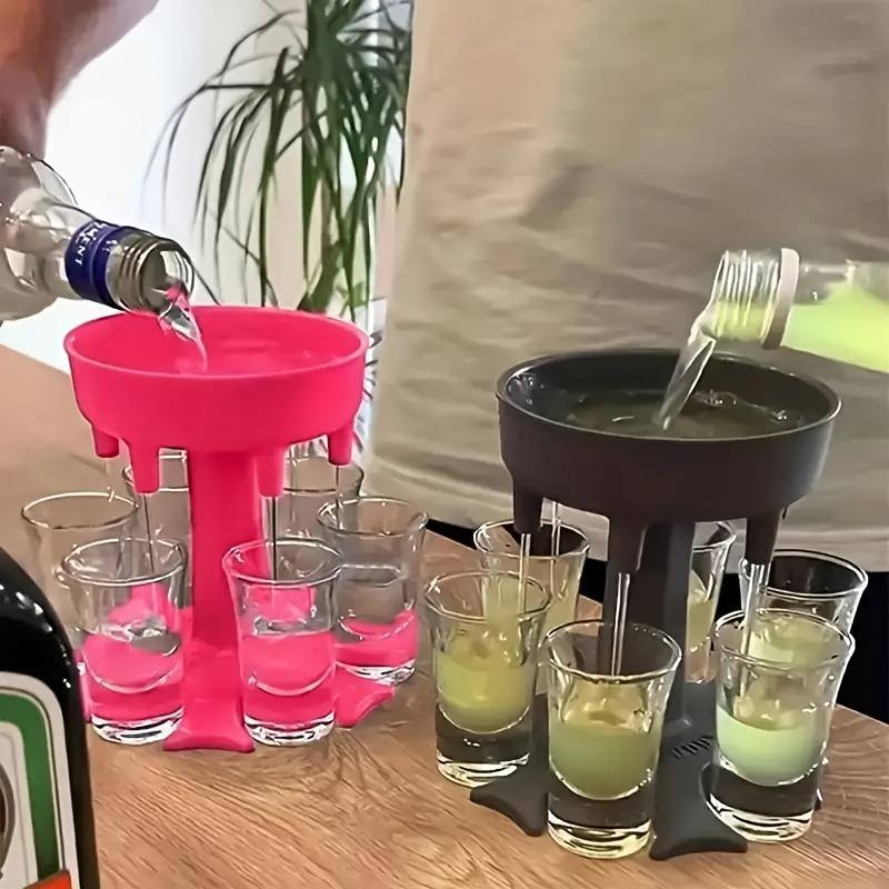 1pc Manual Push- Beverage Dispenser with Stand - No Required Wine & Beer Server for Parties,Weddings, Bars - Washable Drink Dispenser (No Assembly)