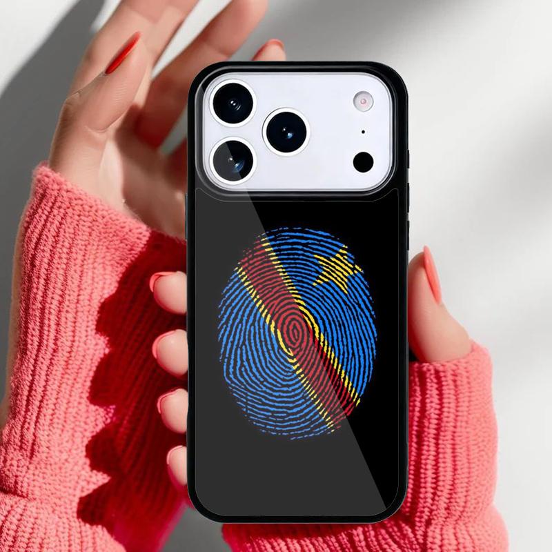 Congo Democratic Republic Flag Phone Case for iPhone 17 16 15 14 13 Pro Max Back Cover for 12 11 Pro Coque