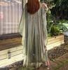 Elegant Women's Starry Sky Long Dress Set