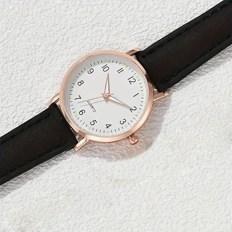 Orologio puntatore luminoso moda scolaretta pelle opaca fresca casual orologio digitale al quarzo semplice