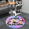 1pc Huntrix Chair Carpet for Office Non-Slip, Soft & Comfortable, Carpet for Office, Gaming, Lightweight Round Floor Mat yy251021043