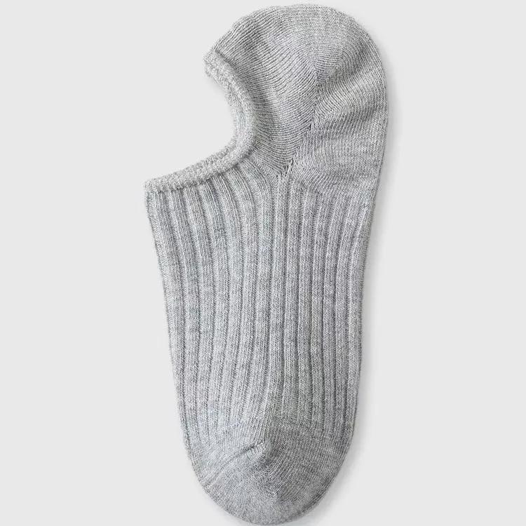 

New Women s Solid No Show Socks Breathable Sweat Resistant Anti-odor Invisible Sock Breathable Casual Comfortable Sox Female One Size светло-серый