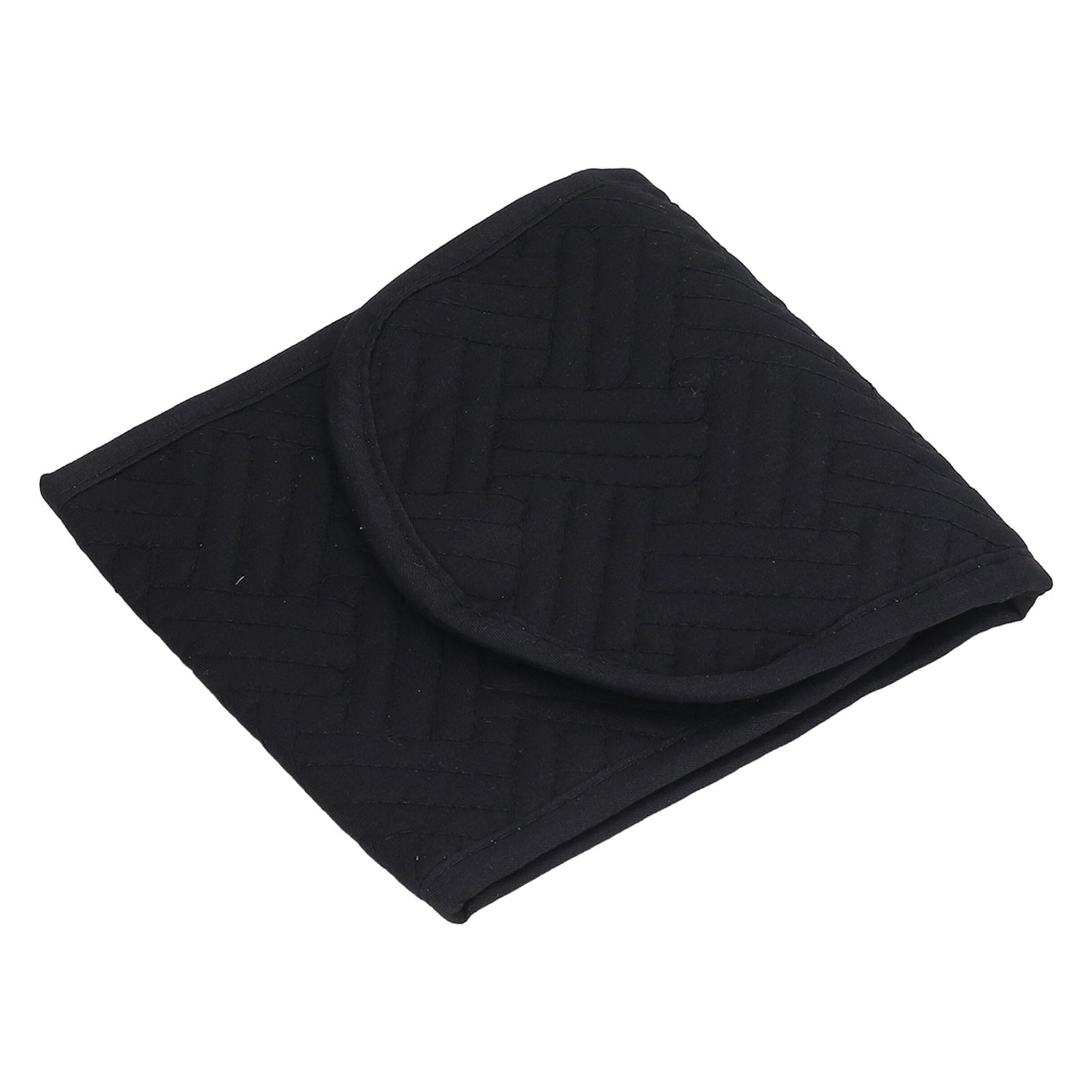 

Travel Jewelry Organizer Outdoor Foldable Pouch Case Bag for Necklace Earrings Rings S Black