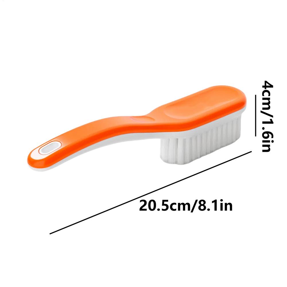 Shoe Brush Soft Shoe Brush Ergonomic Grip Professional Easy Hold Stain Remover with Soft Bristle For Laundry Bathroom Scrubbing