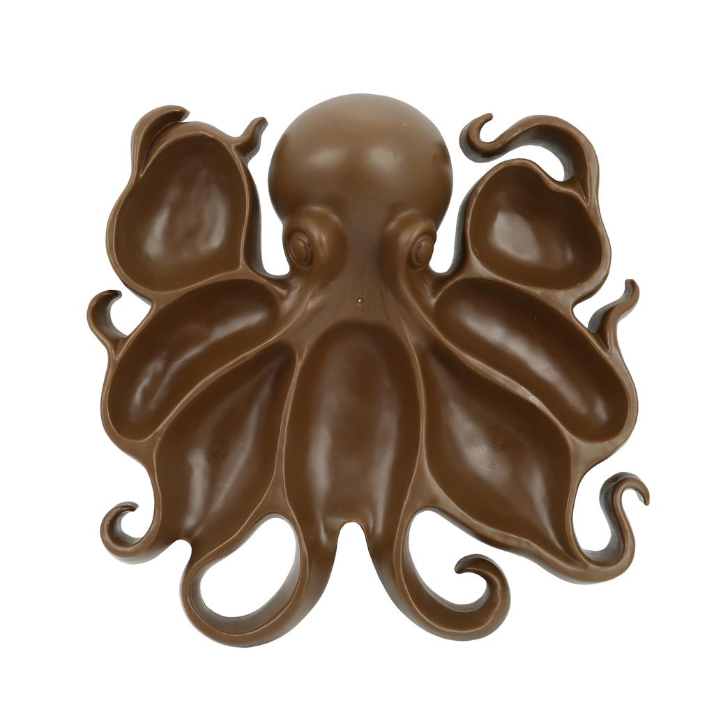 Octopus Charcuterie Platter Kitchen Serving Board with Wooden Handle for Cheese Meat Fruit Display