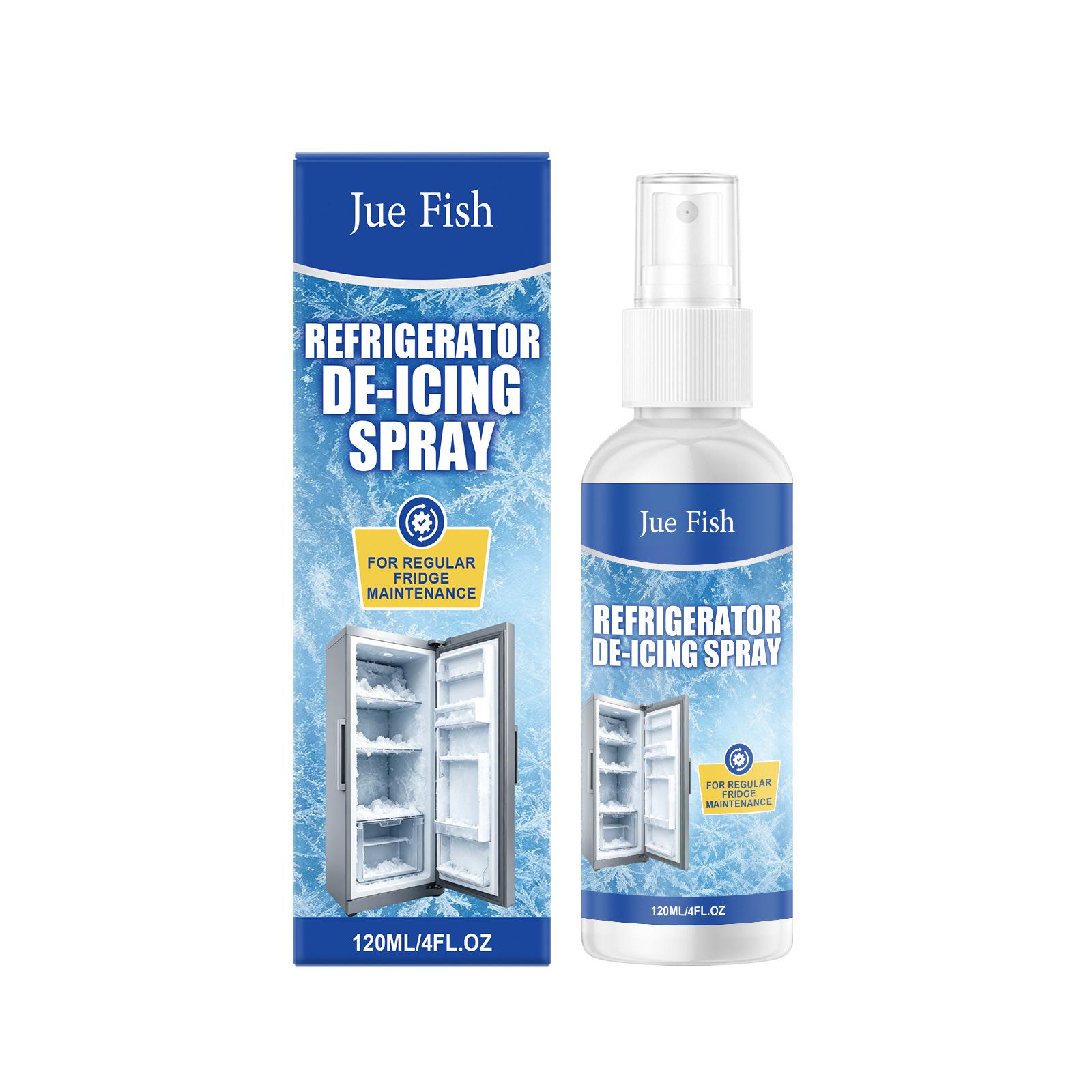 JUE FISH Fridge Defrost Spray - Multi-Functional De-Icing & Cleaning Solution.