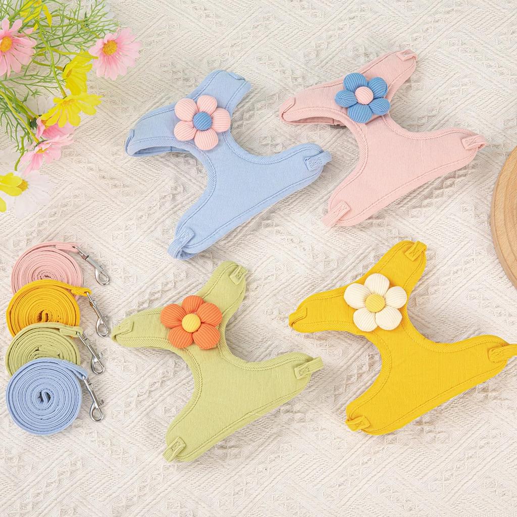 Pet Dog No Head Mesh Adjustable No Easy to Put On and Take For Walking Easy to Put On and Take Cute Harness, Harness, Cat, Dog, Anti-Pulling, Passing,
